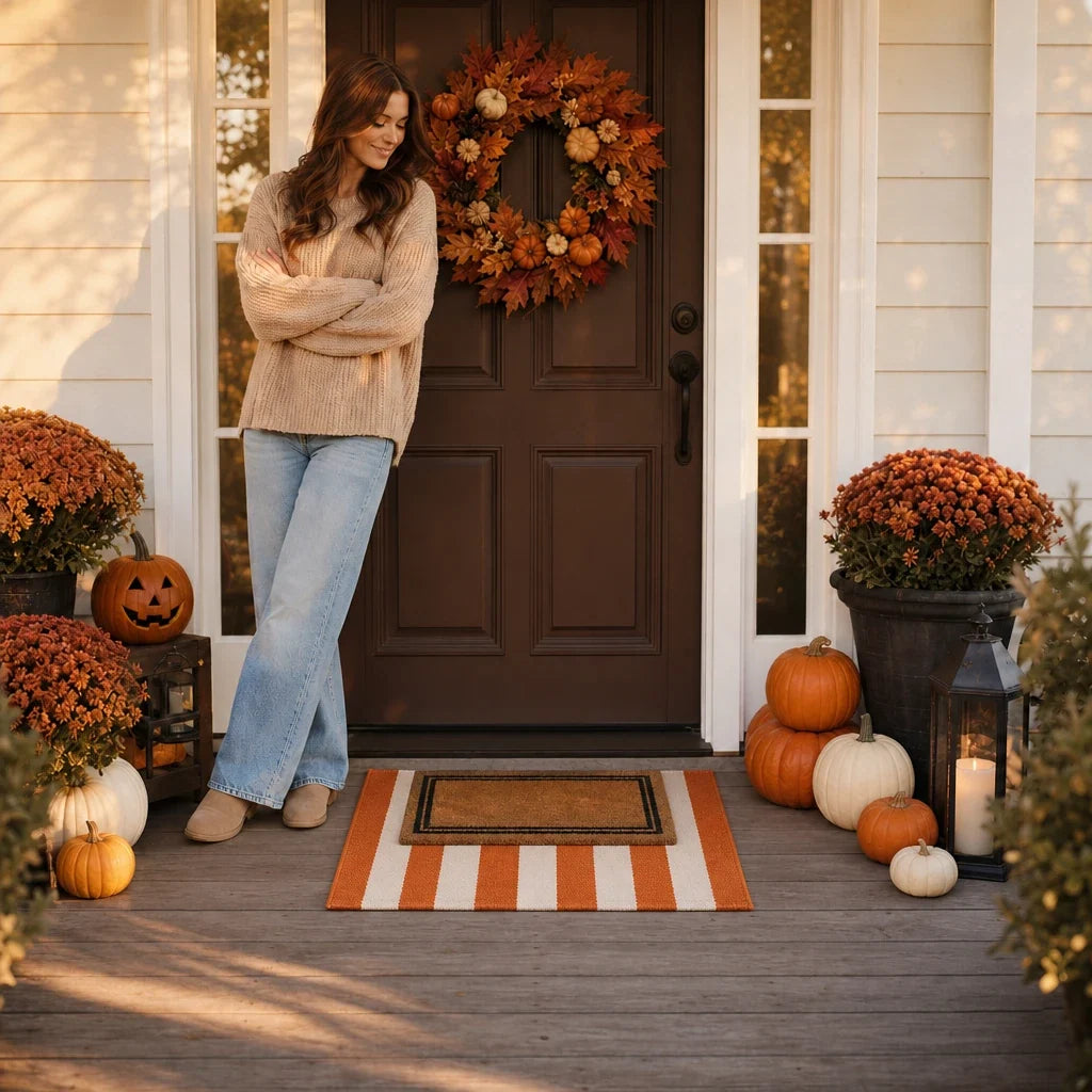 Autumn Stripe – Striped Entryway Rug