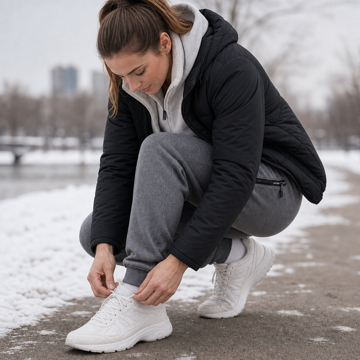 Warmease – Fleece-Lined Tapered Jogger Sweatpants