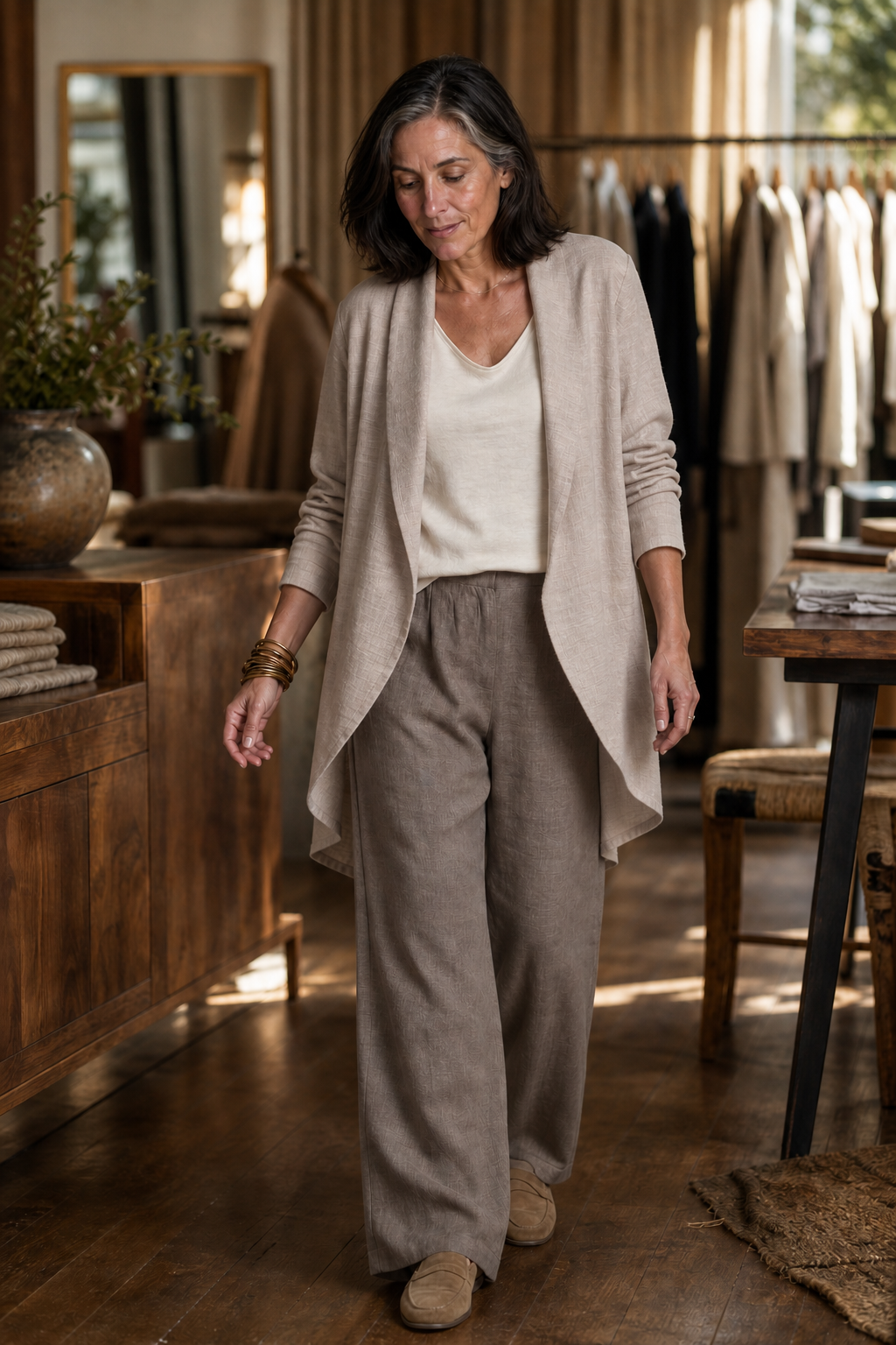 Wearbella – Relaxed Wide-Leg Three-Piece Blazer Set