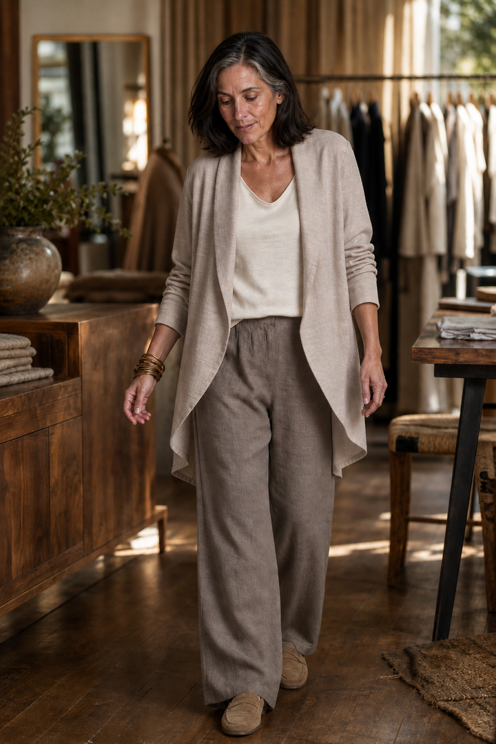 Wearbella – Relaxed Wide-Leg Three-Piece Blazer Set