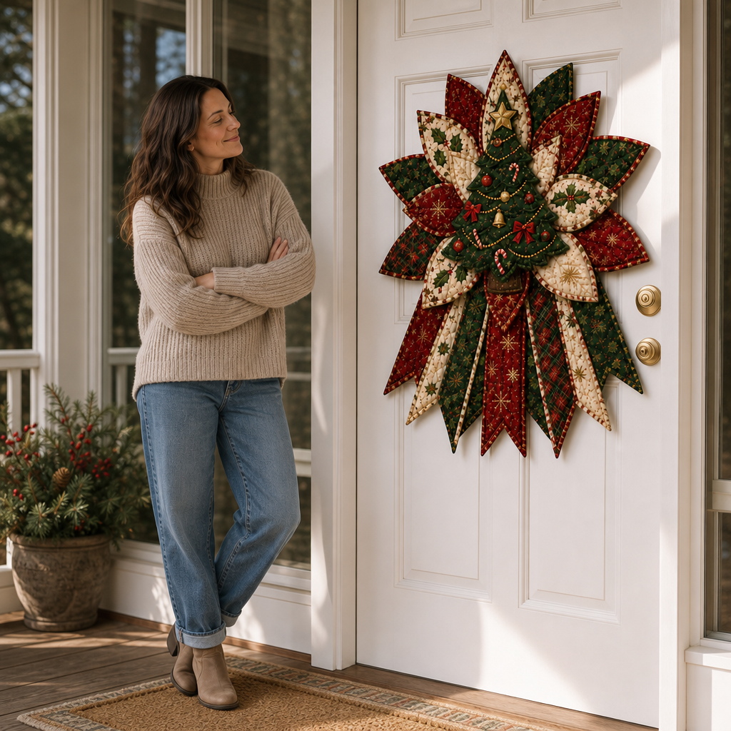 Holly & Stitch – Quilted Christmas Door Hanger Sewing Kit