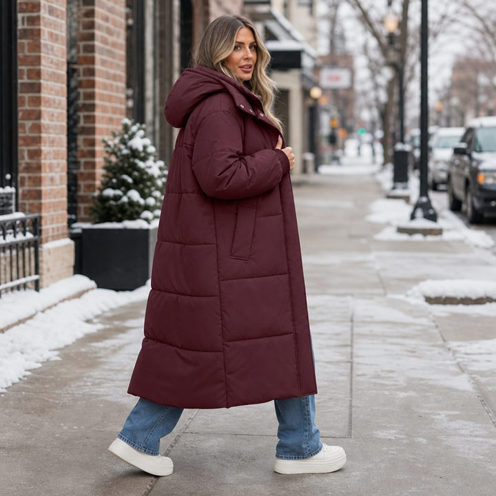 Wearbella – Long Hooded Puffer Coat