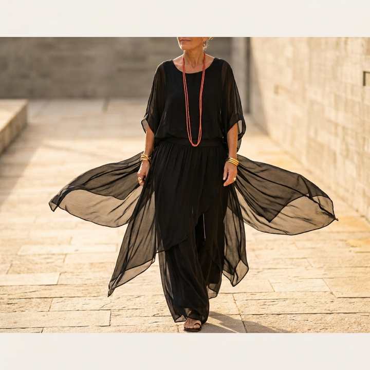 Vivara™ – Flowy Chiffon Two Piece Set