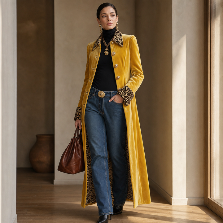 Wrapelle - Vintage Bohemian Long Coat