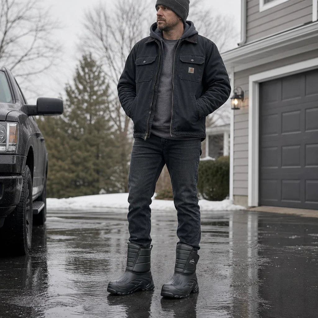 Snowlune – Plush-Lined Pull-On Winter Boots