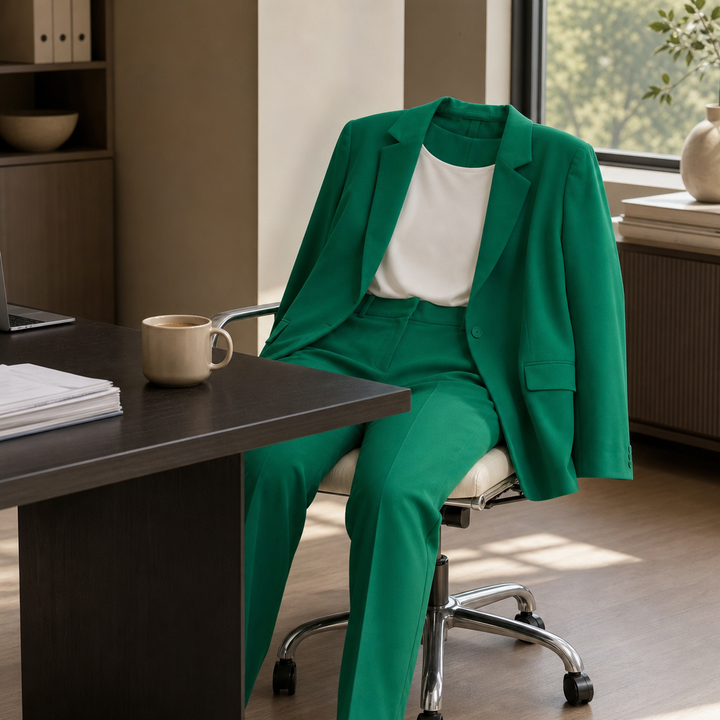 Tailorra – 3D Jacquard Blazer And Trouser Set