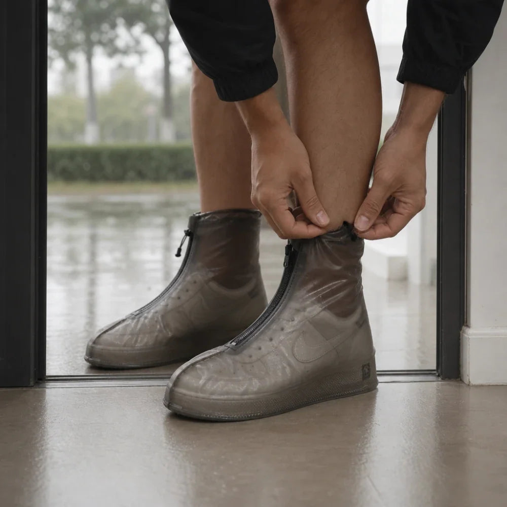 Drystride – Zippered Textured-Sole Waterproof Shoe Covers
