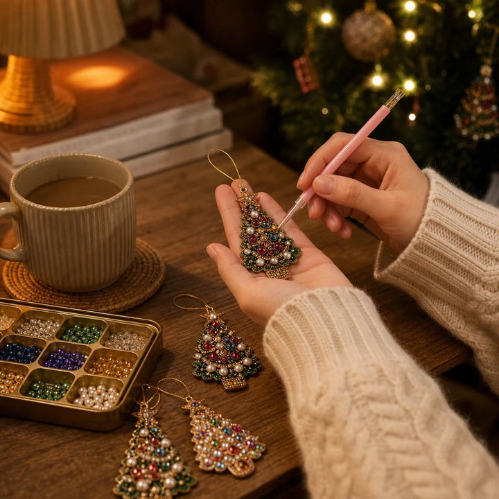 TwinkleTidings – Rhinestone Christmas Ornament Craft Kit