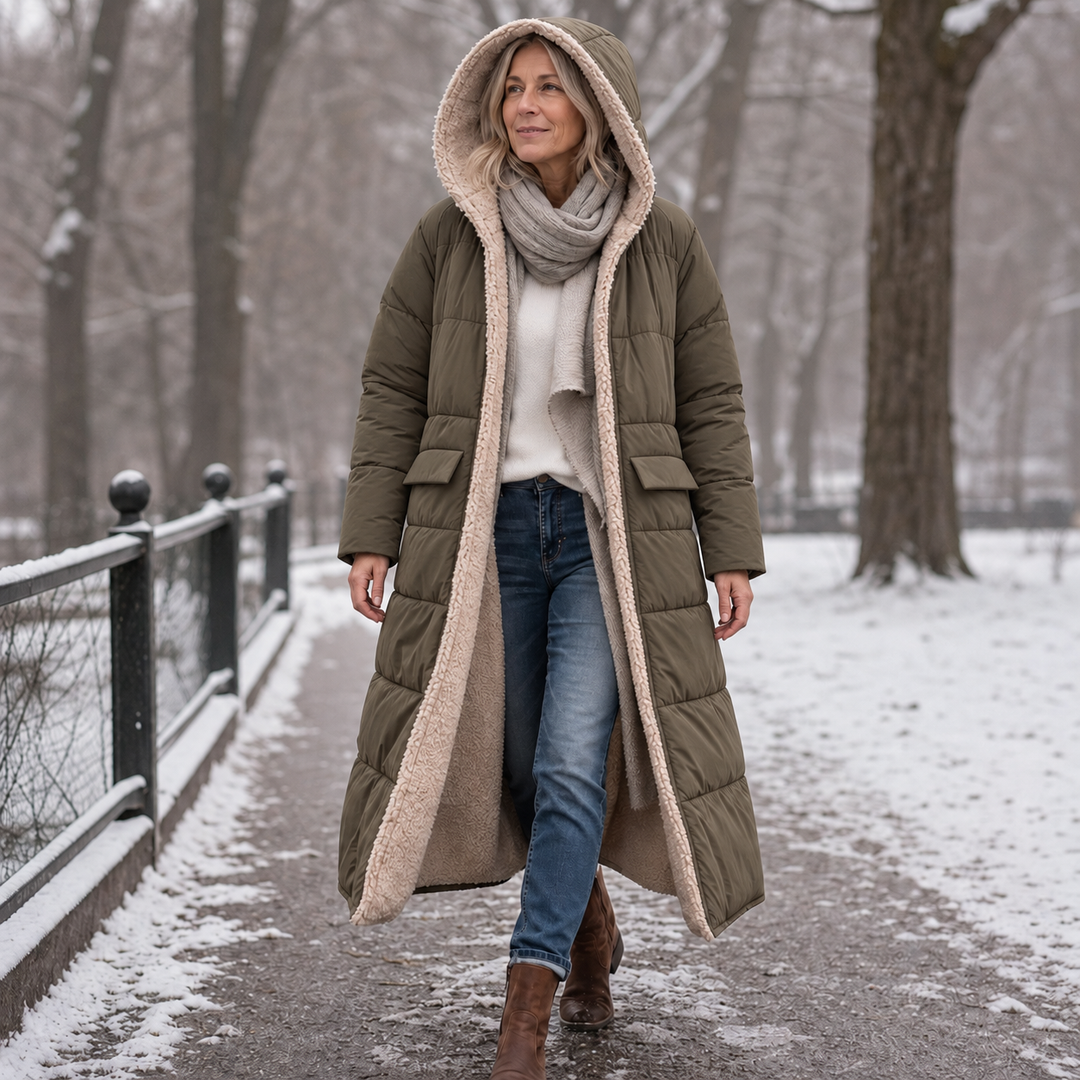 Reversa – Reversible Hooded Long Winter Coat