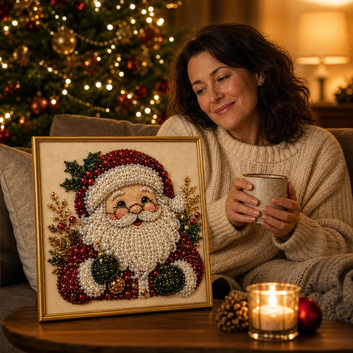 Pearl Noel – Pearl Bead Christmas Diamond Painting Kit