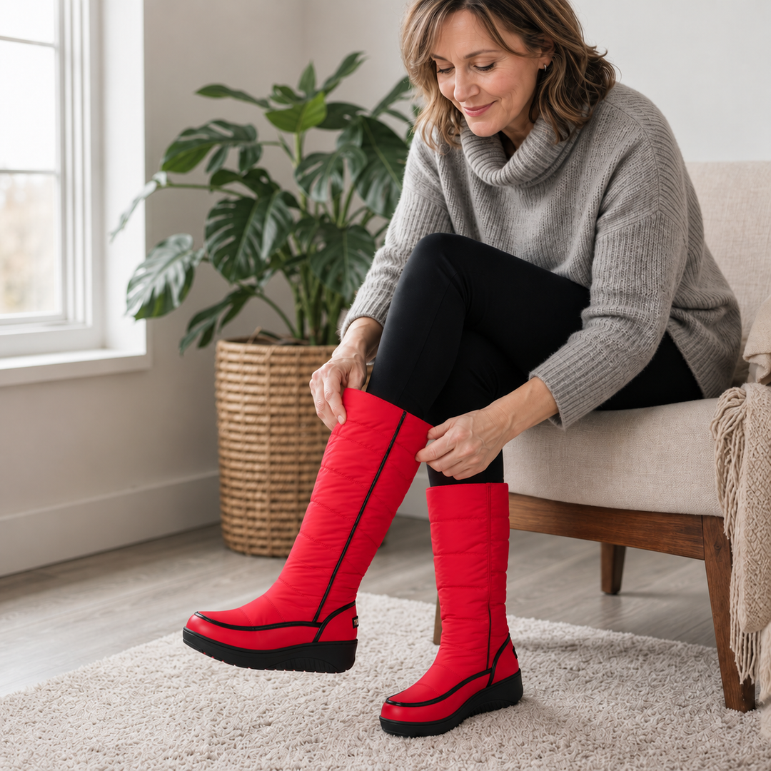 Longara – Full-Shaft Plush-Lined Knee-High Boots