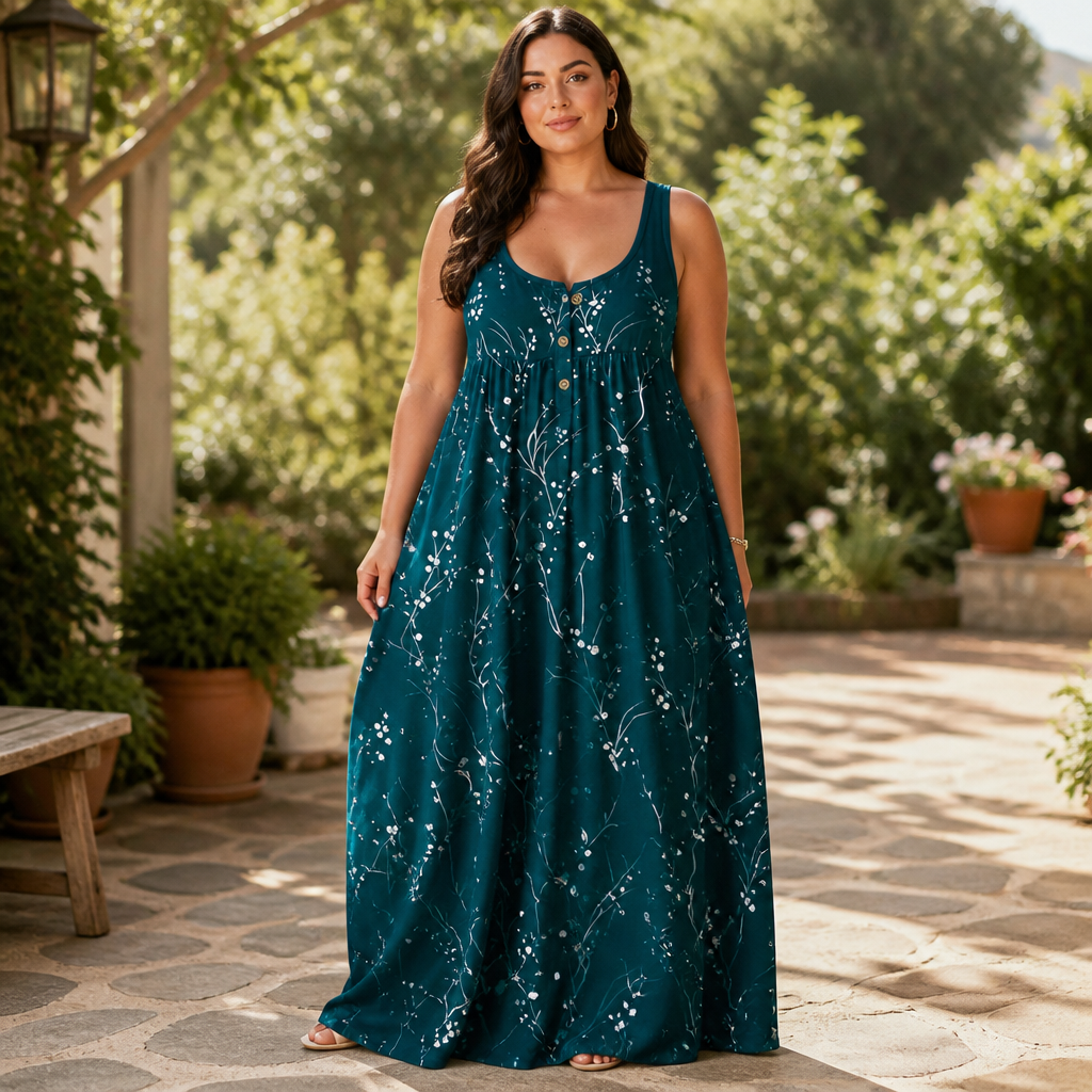 Stillwear – Maxi Dress That Drapes, Never Clings