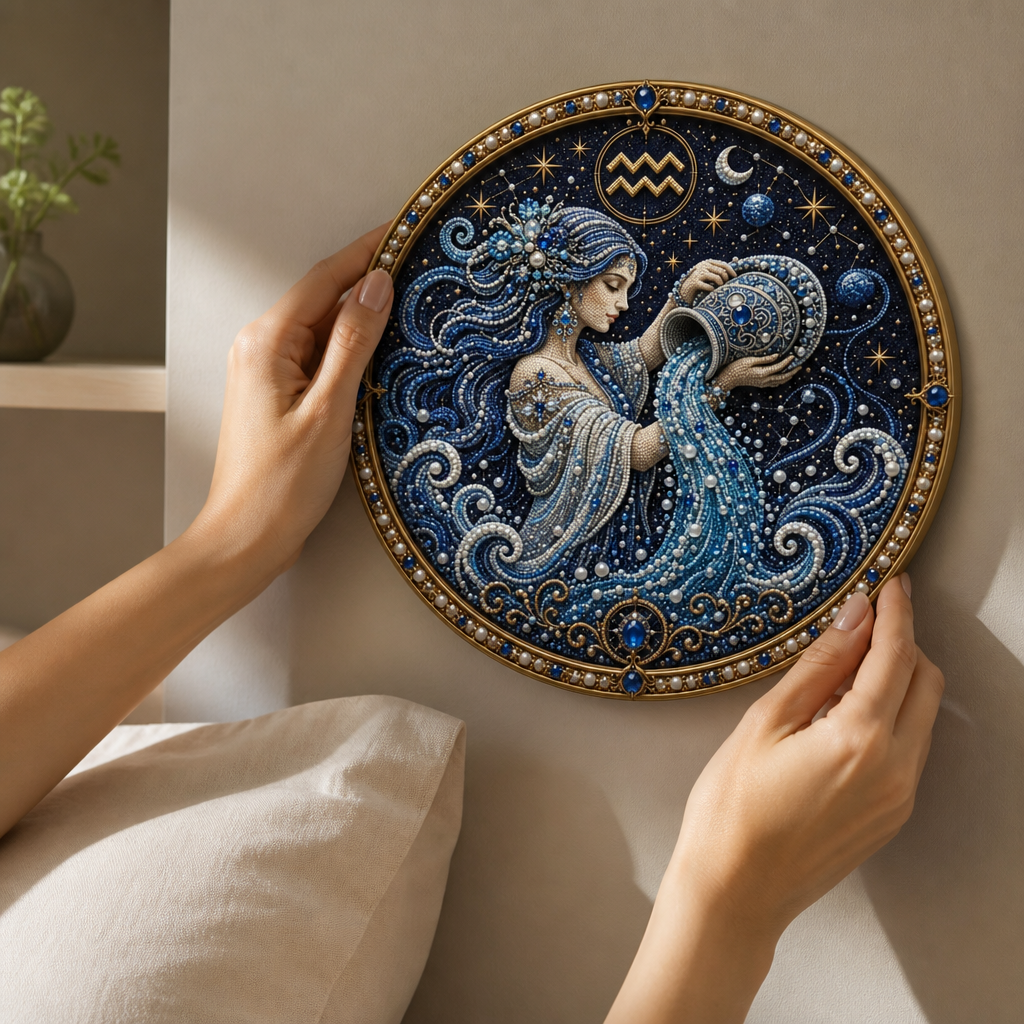 Pearlume – 3D Pearl Zodiac Mosaic Art Kit