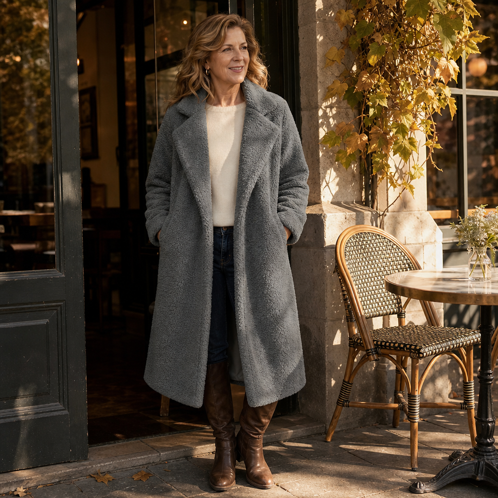 Veloura – Long Teddy Coat