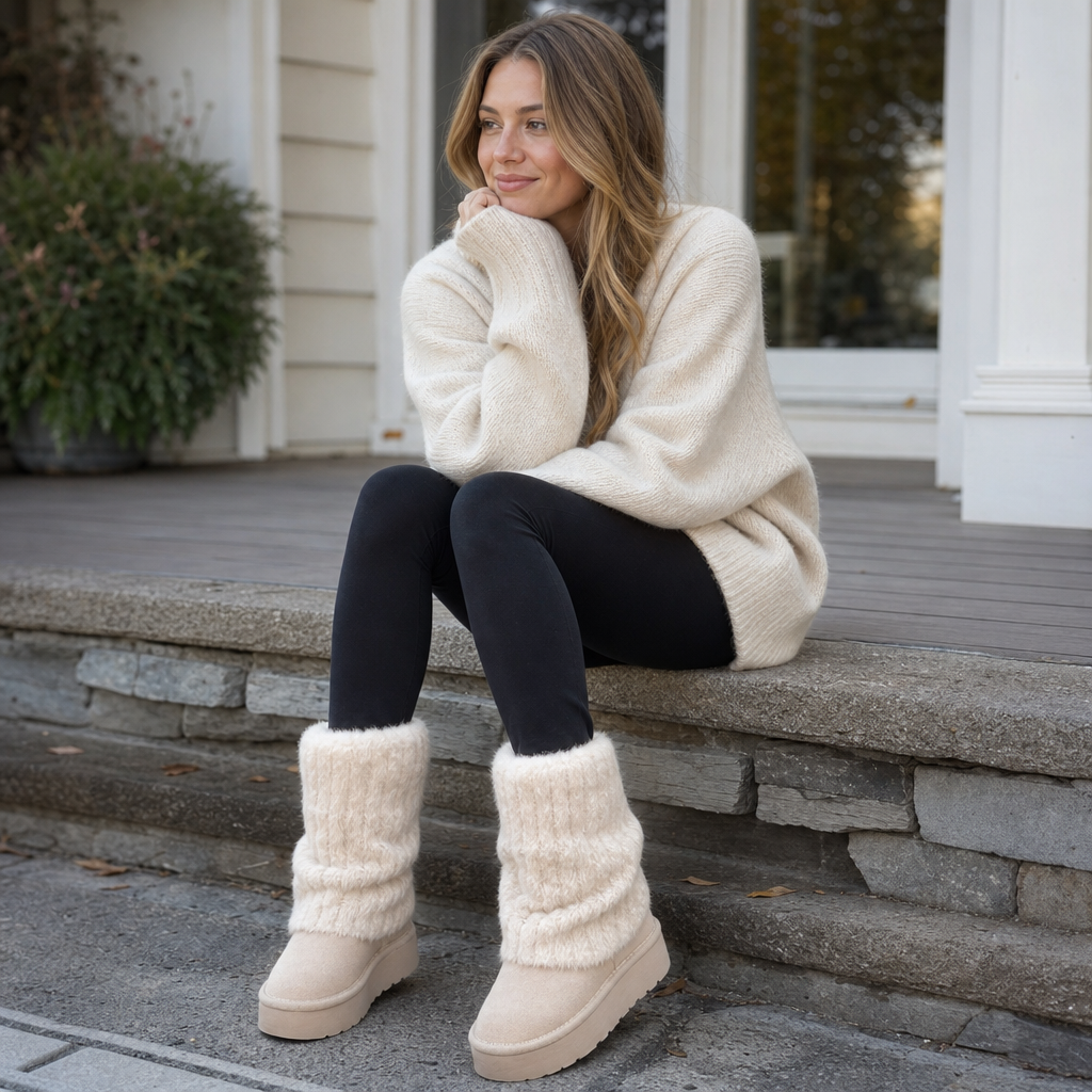SnugLift – Faux-Fur Platform Mid-Calf Winter Boots