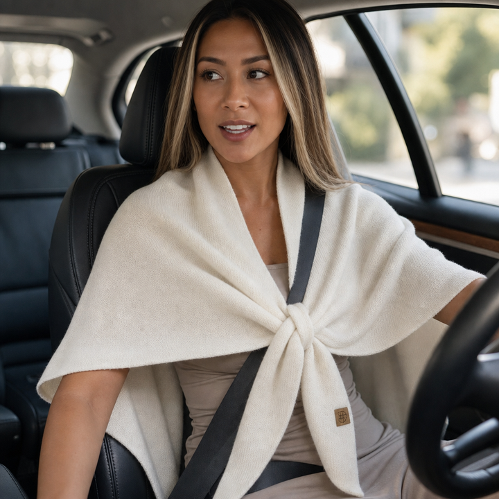 Wrapha – Tie-Front Convertible Knit Shawl Wrap