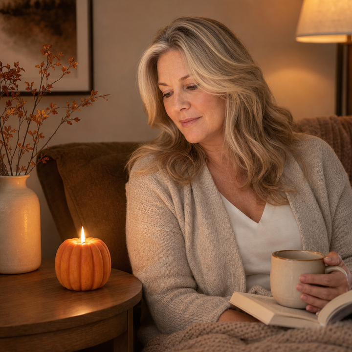 Glovern – Pumpkin-Shaped Cordless Flameless Candle