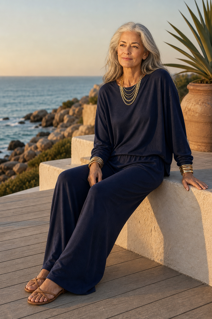 Wearbella – Roomy Relaxed-Fit Two-Piece Set