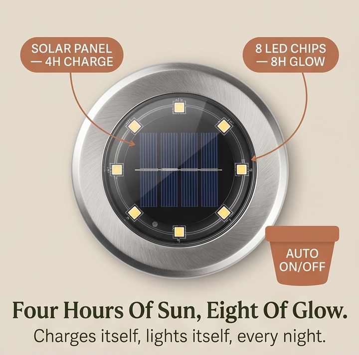Lumeré™ – Warm-Glow Solar Path Lights