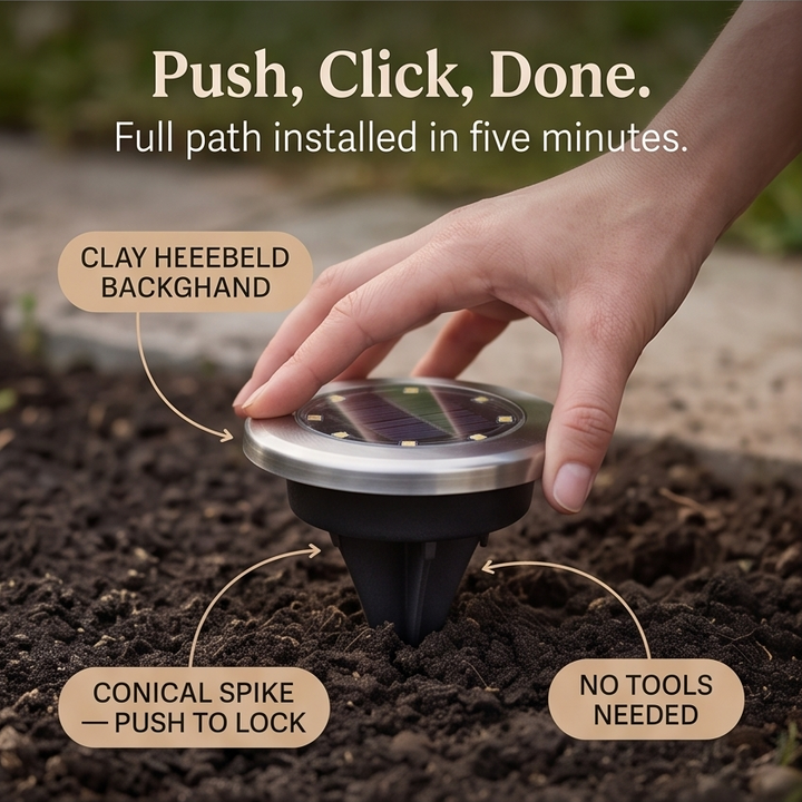 Lumeré™ – Warm-Glow Solar Path Lights