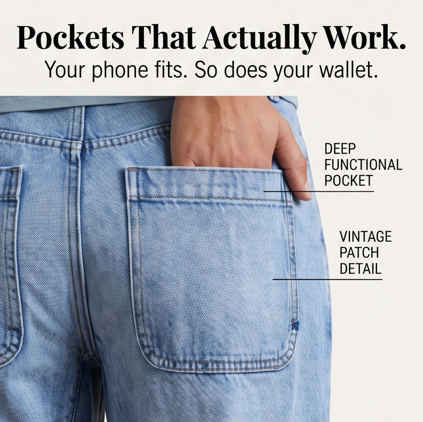 Lumière™ High-Waisted Cropped Barrel Jeans
