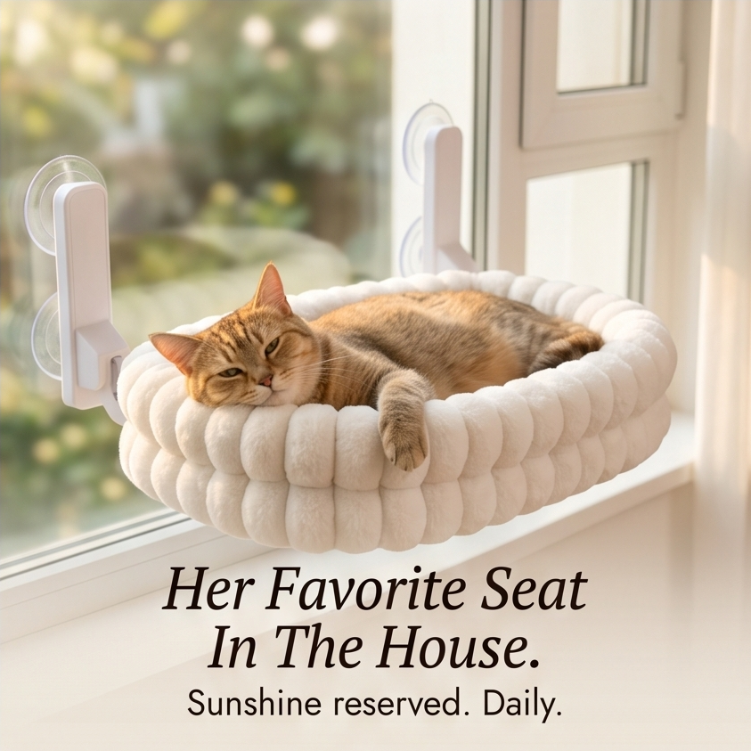 Lumiclaw™ – Foldable Window Cat Bed