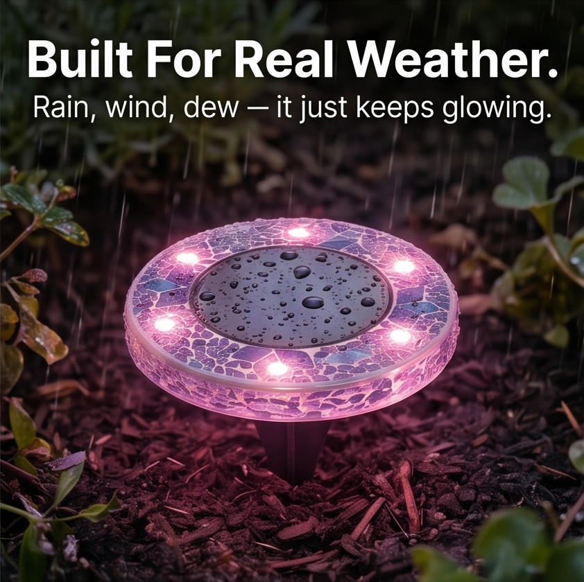 Glowmara™ – Decorative Mosaic Solar Path Lights