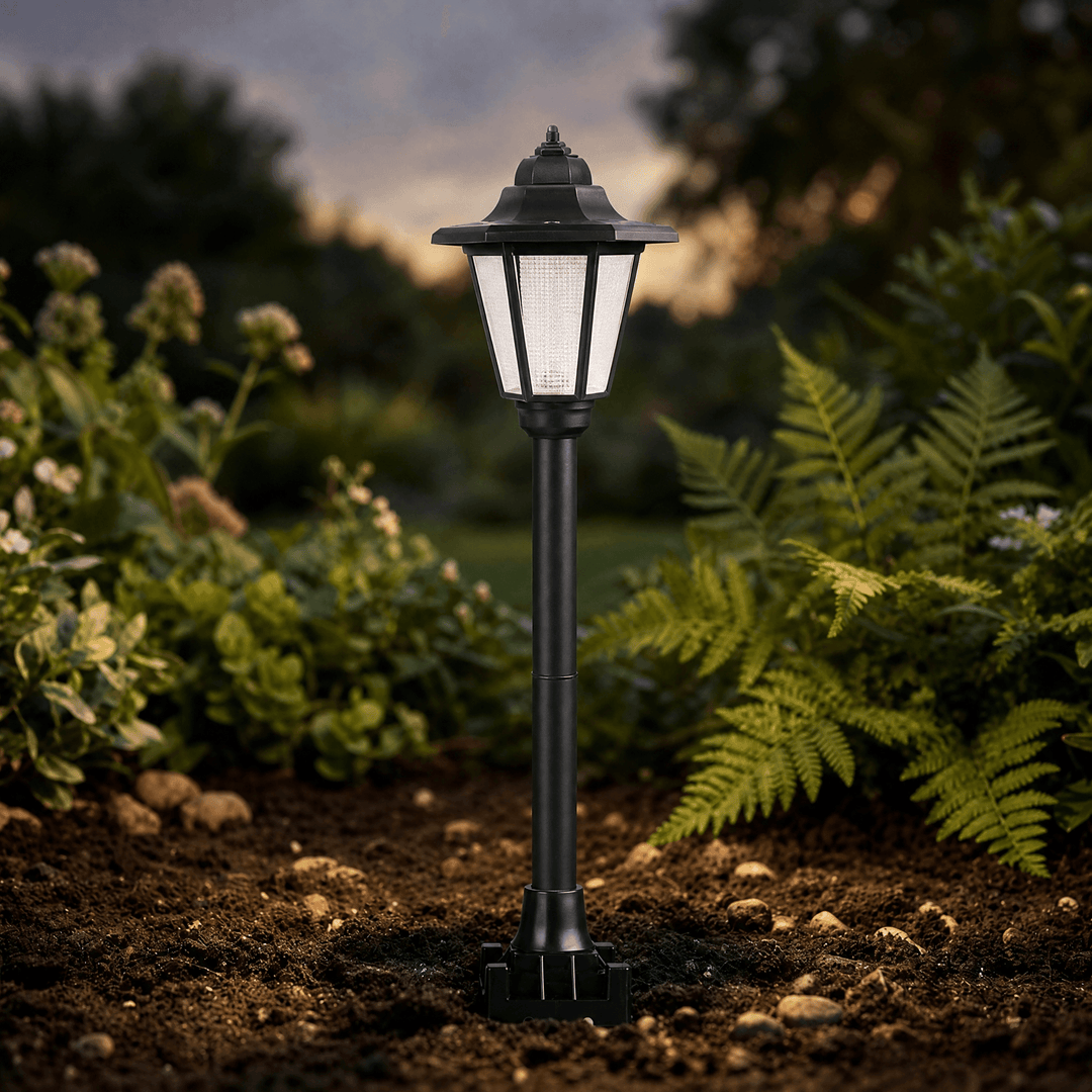 Lumivera – Vintage Hexagonal Solar Garden Light – Lark & Clover