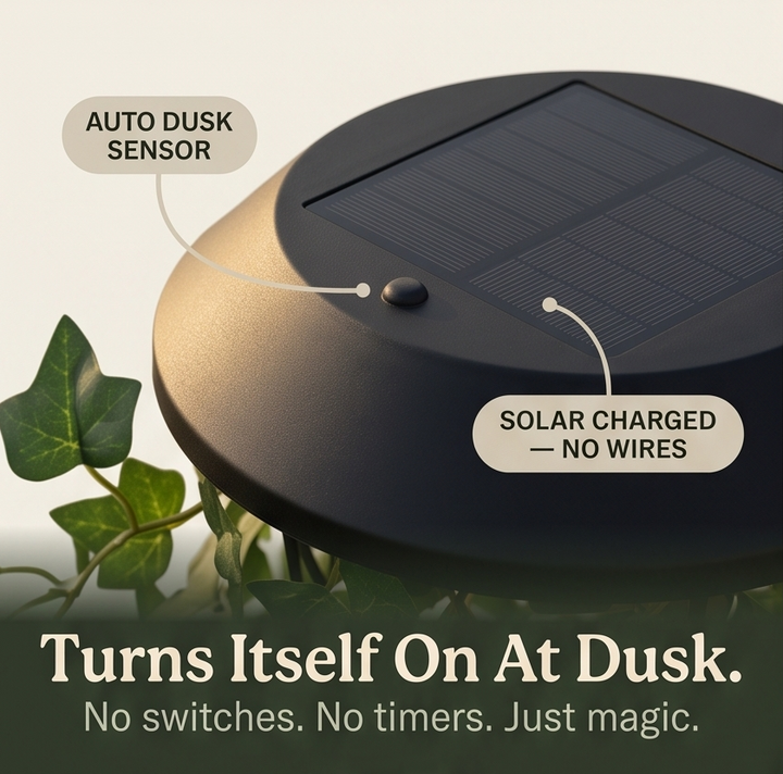 Lumivia™ - Solar Hanging Ivy Lantern for Magical Evening Gardens