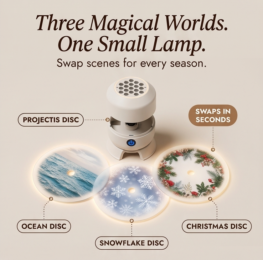 Lumora™ – Ocean & Holiday Ceiling Projector Lamp