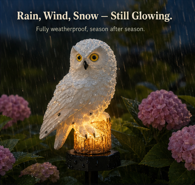 Lumora – Solar Owl Garden Light – Lark & Clover Lumora – Solar Owl Garden Light – Lark & Clover