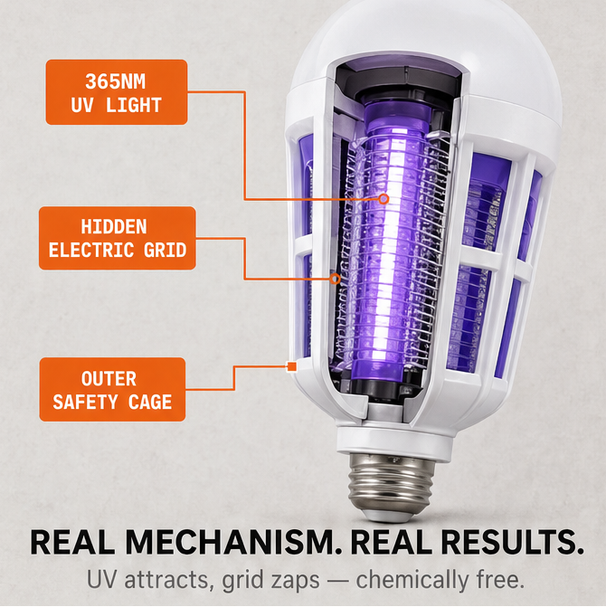 Lumora™ – UV Mosquito Killer Bulb (2 Pack)