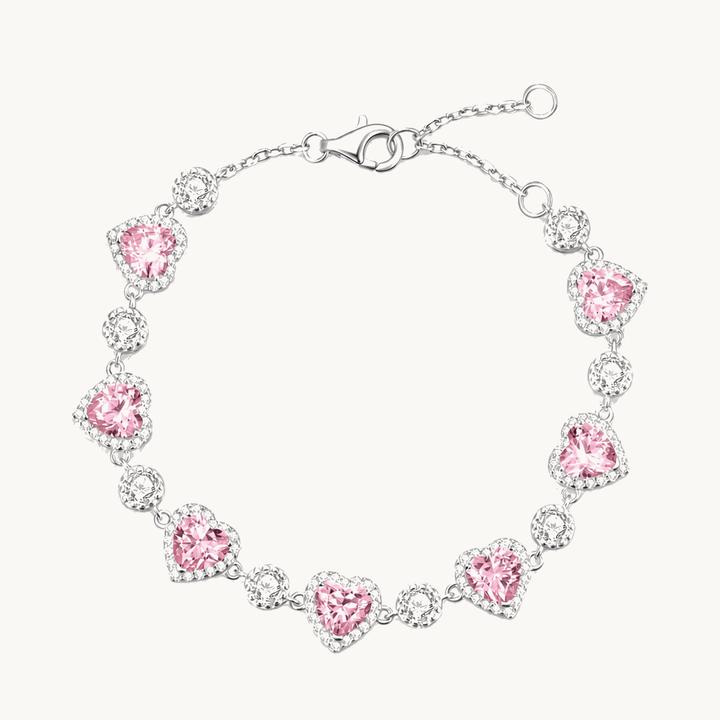 Lunavia™ – Heart Crystal Halo Bracelet