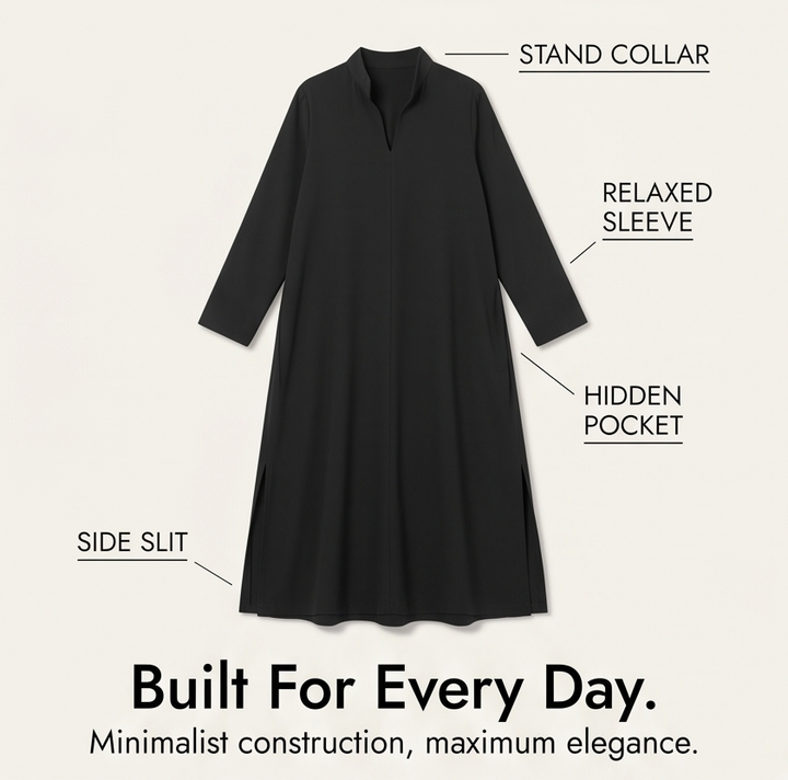 Lunavia™ - Loose Maxi Dress with Side Slits