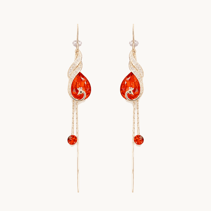 Lunavia™ - Sapphire Drop Earrings for Effortless Elegance