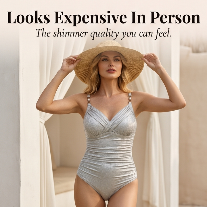 Lunavia™ – Shimmer Tummy-Control Swimsuit