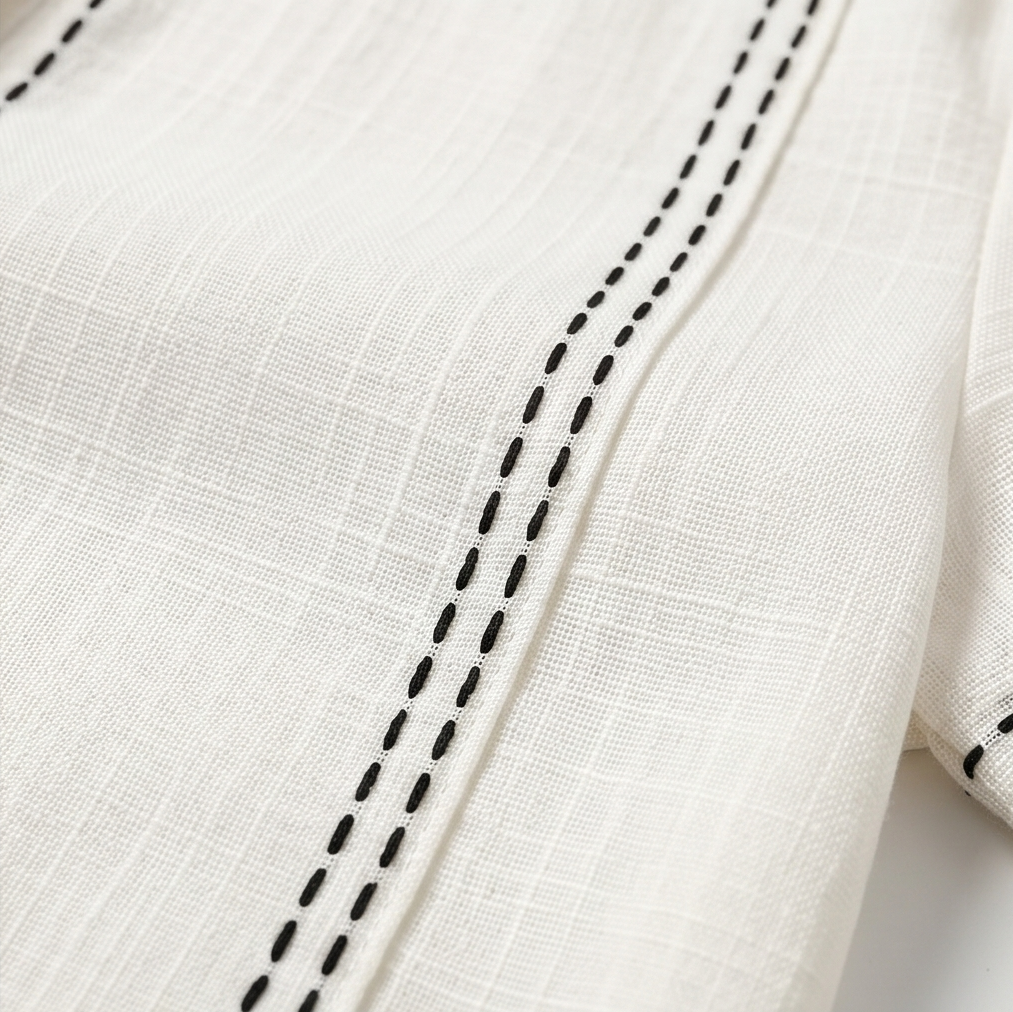 Lunavia™ – Stitched Henley Top