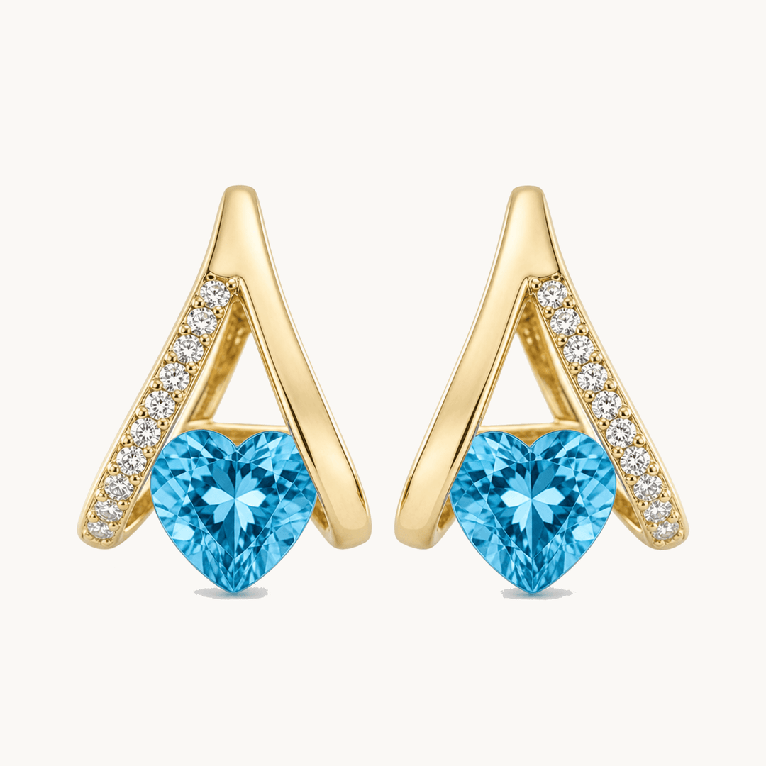 Lunavia™ – V-Frame Heart Earrings