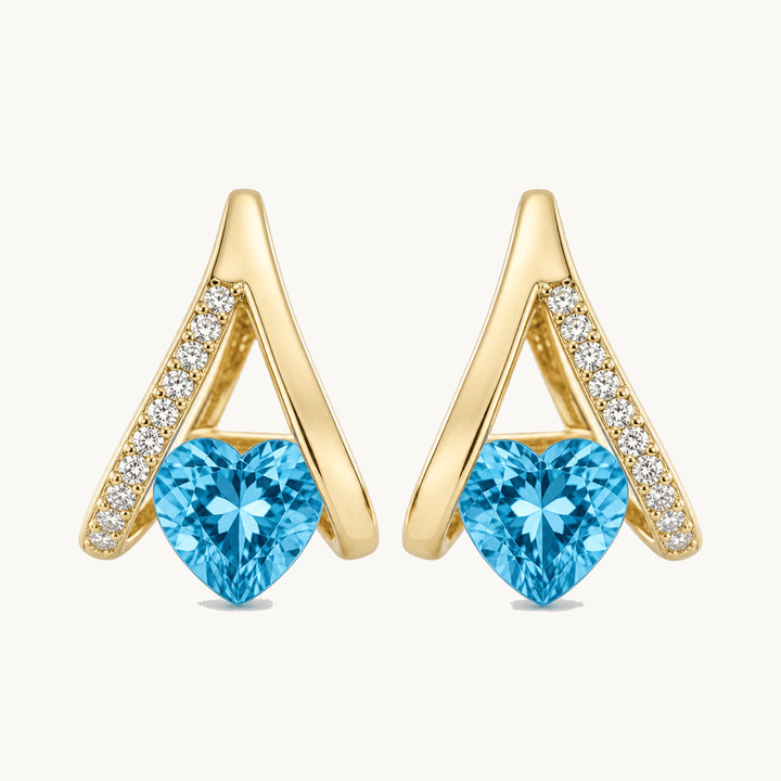 Lunavia™ – V-Frame Heart Earrings