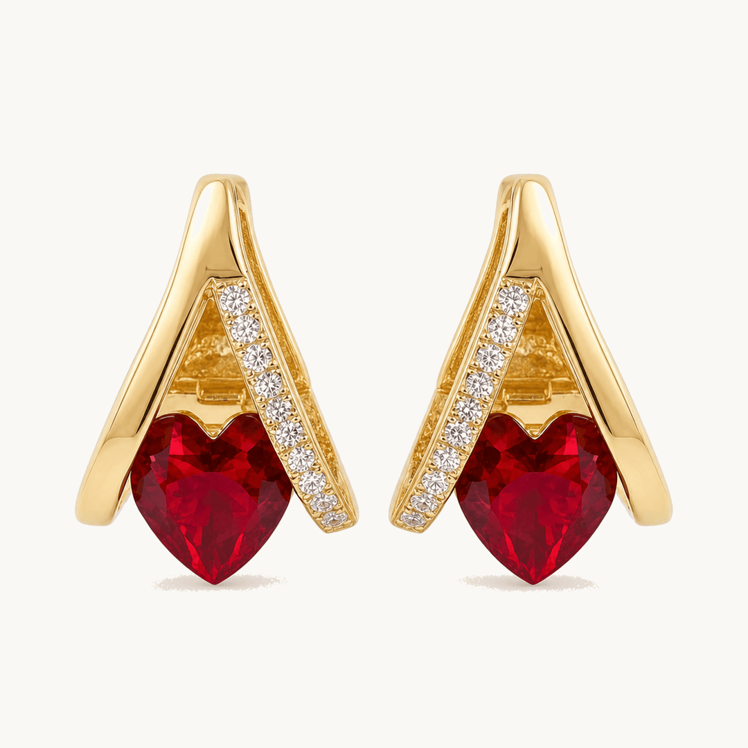 Lunavia™ – V-Frame Heart Earrings