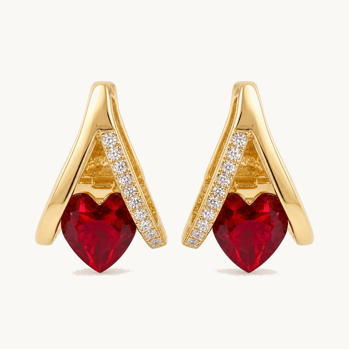 Lunavia™ – V-Frame Heart Earrings