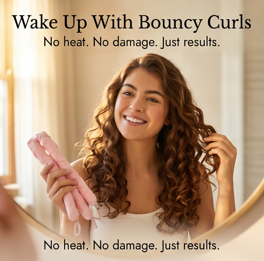 Lunova™ – Heatless Satin Curling Headband
