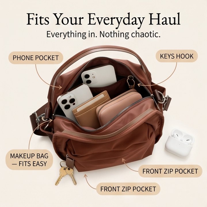 Lyona™ – Convertible Crossbody Bag for Everyday