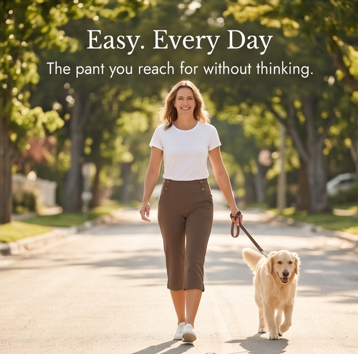 Marivella™ – High-Waist Stretch Capri Pants