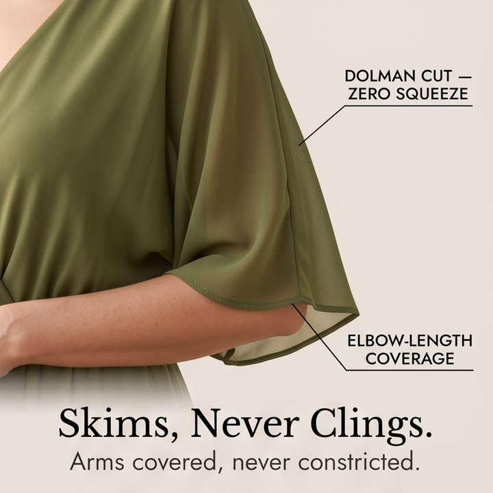 Mirabelle™ – Flowing V-Neck Midi Dress
