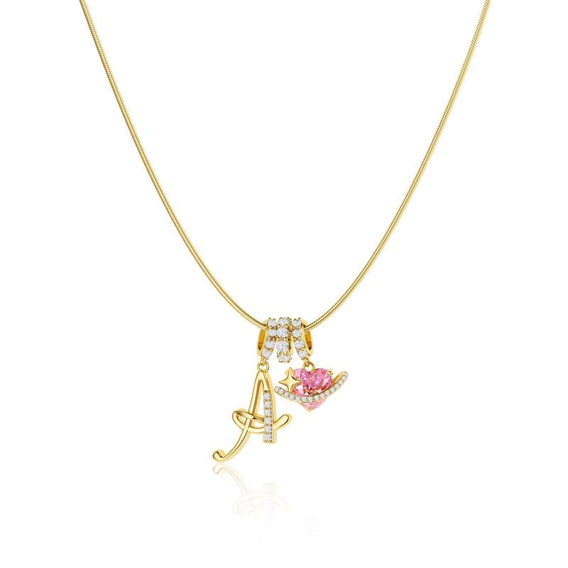 Levara™ – Personalized Initial Heart Necklace