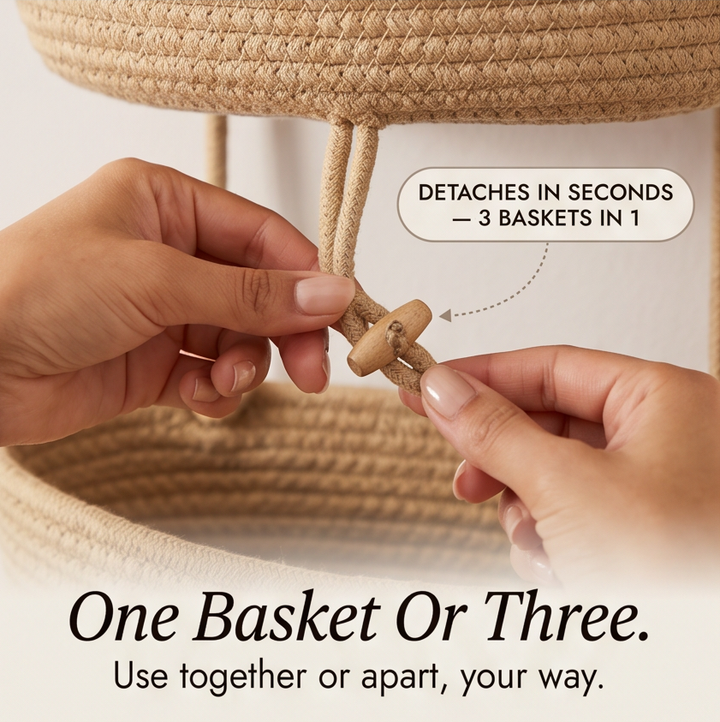 Nestora™ 3-Tier Hanging Basket