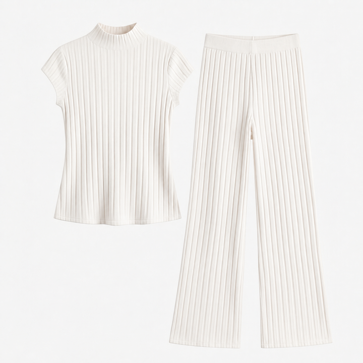 Selmira™ – Ribbed Knit Two-Piece Set