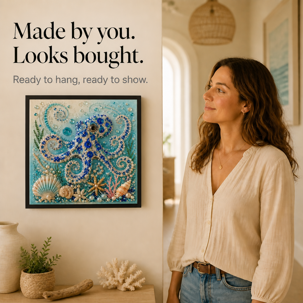 Pearlume – Jellyfish 3D Pearl Mosaic Art Kit