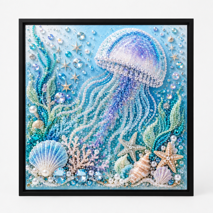 Pearlume – Jellyfish 3D Pearl Mosaic Art Kit
